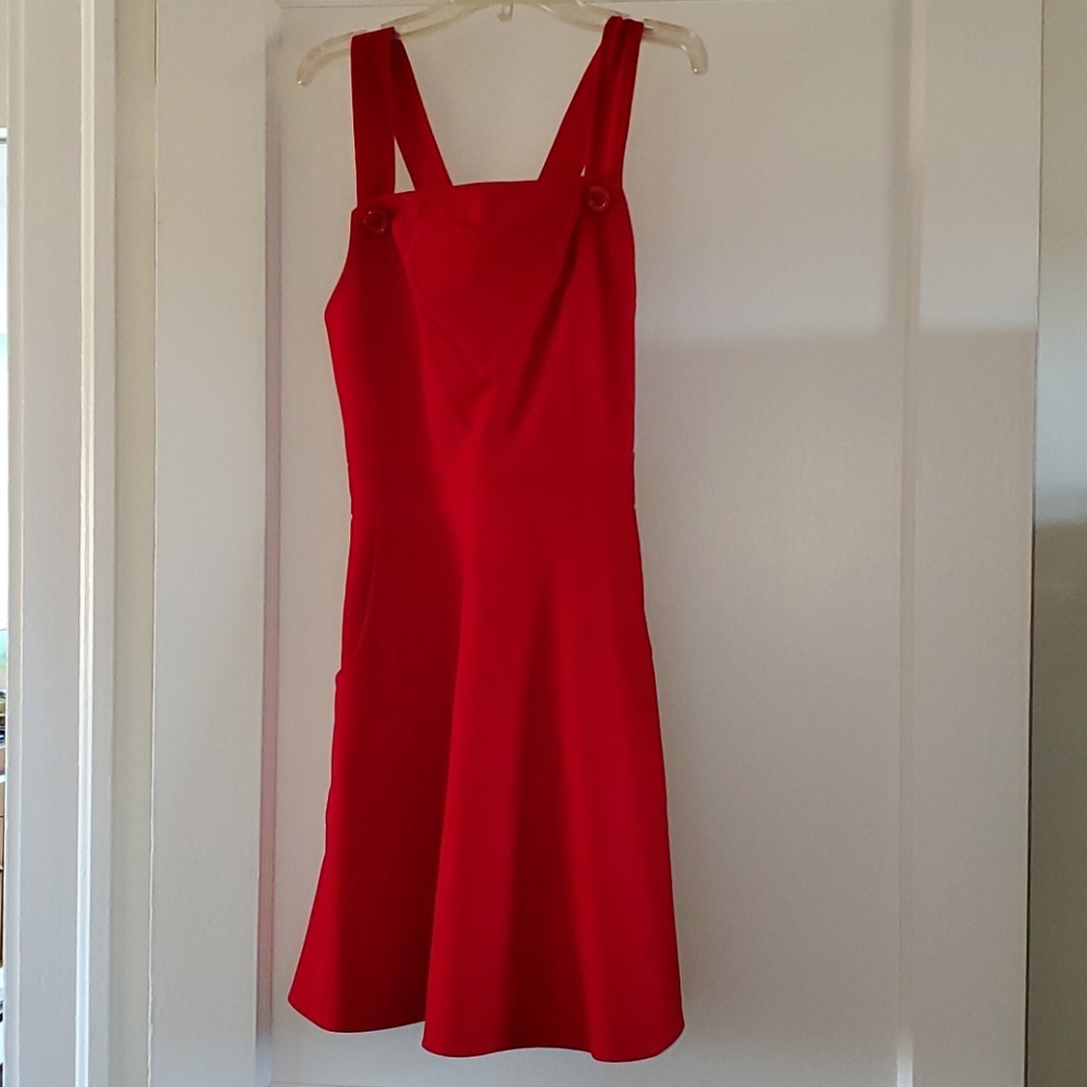 Corduroy overall dress